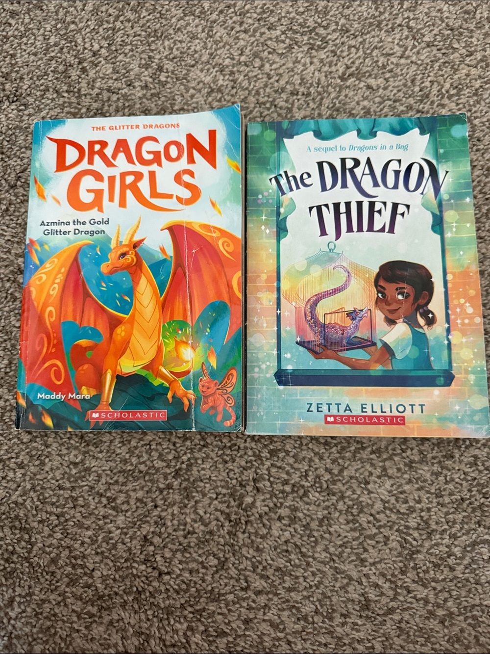 Scholastic Dragon Girls and The Dragon Thief Set - Orange, Teal, Purple